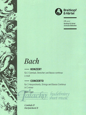 Concerto for 2 Cembali, Strings and Basso Continuo, c-mol BWV 1062 (part cemb2)
